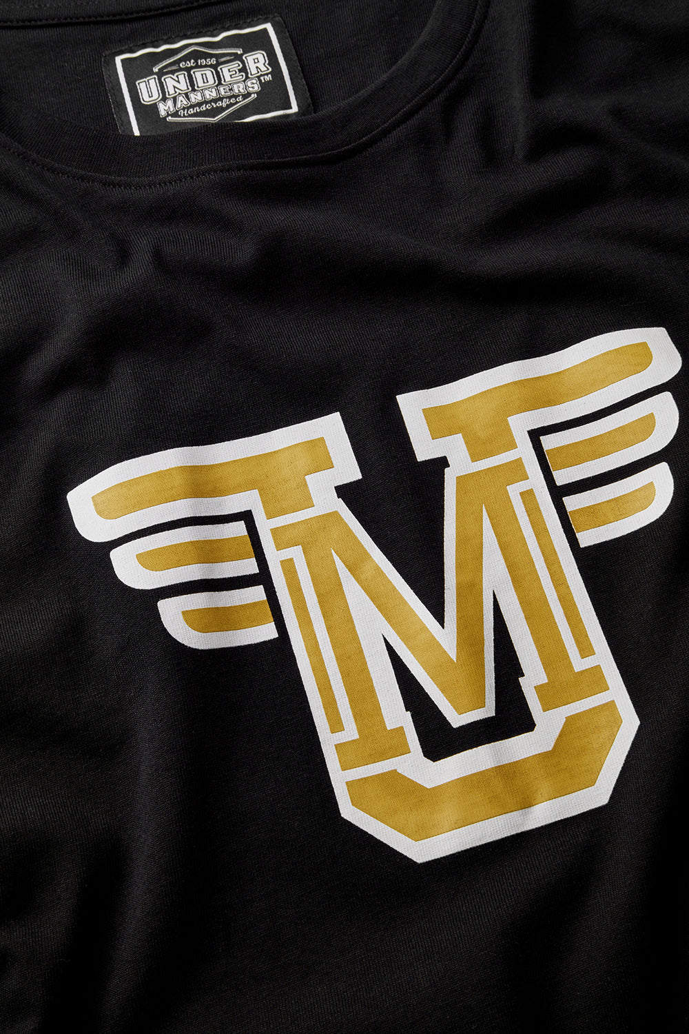 Under Manners Wings Crewneck Cotton Unisex T-Shirt