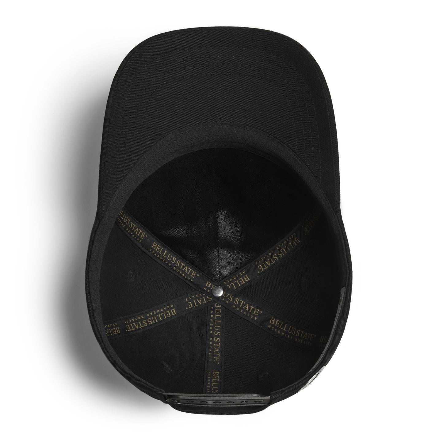 Bellusstate Motif Cotton Twill Snapback Baseball Cap White