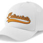 Bellusstate Motif Cotton Twill Snapback Baseball Cap White
