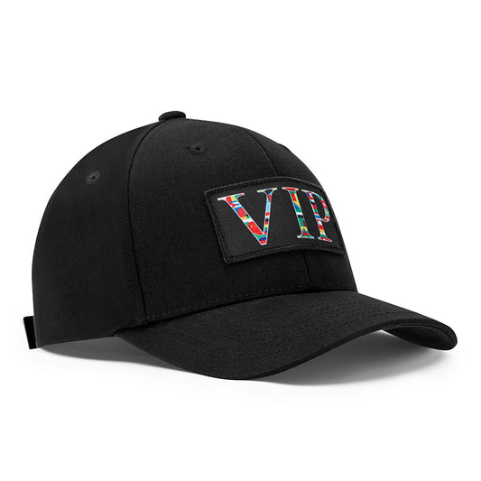 VIP Motif Cotton Twill Strapback Baseball Cap