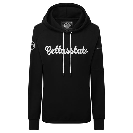 Cotton Pullover Unisex Hoodie With Bellusstate Logo