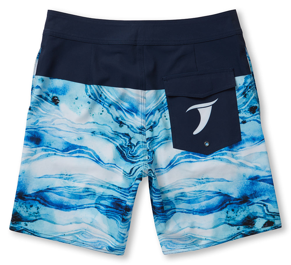 Tropical Blue Waves Boardshorts