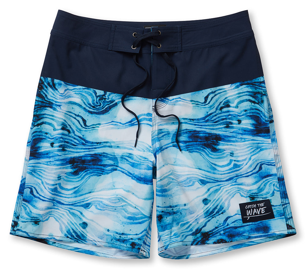 Tropical Blue Waves Boardshorts